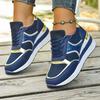 Large size casual sports shoes, new European and American platform-soled front lace-up sports shoes