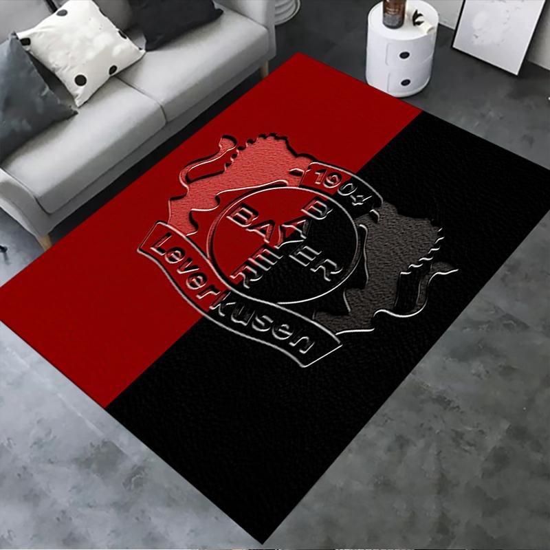 Nuovo Tappeto Bayer 04 Leverkusen 2025 per Soggiorno Camera da Letto Casa Decorazione Divano, Tappetino Antiscivolo per Giochi Bambini13