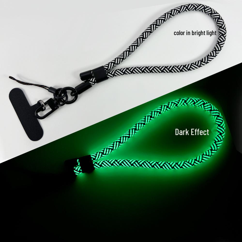 

Регулируемый светящийся ремешок на запястье для мобильного телефона - многофункциональный и съемный аксессуар для отдыха на открытом воздухе