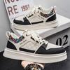 Spring Men's Vulcanized Shoes 2026 New Trendy Fashion Casual Sports Thick Soled Height Raising Low Cut Comfortable Casual Shoes