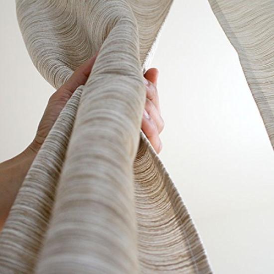 Stylish Scandinavian Sunnyday Fabric Noren Grand Approximately 85cm Wide x 170cm Long Curtain, Ivory,