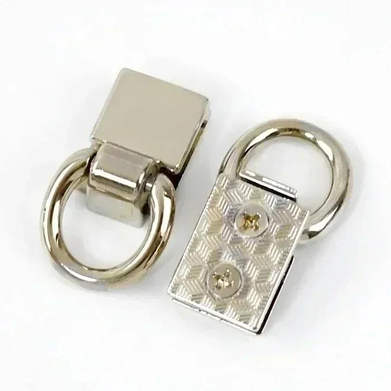 4/8Pcs Meetee 36x15mm Side Clip Buckle Bag Strap Metal Clasp D Ring Hook Handbag Screw Connector Buckles Leather Craft Hardware