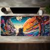 Space station e-sports computer super thick Mouse Pad Animation desk pad non-slip mouse pad Rubber mousepad desk accessories