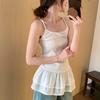 Dame Forår Sommer Inderundertøj Camisole Ensfarvet Design Lille Størrelse Ærmeløs Top