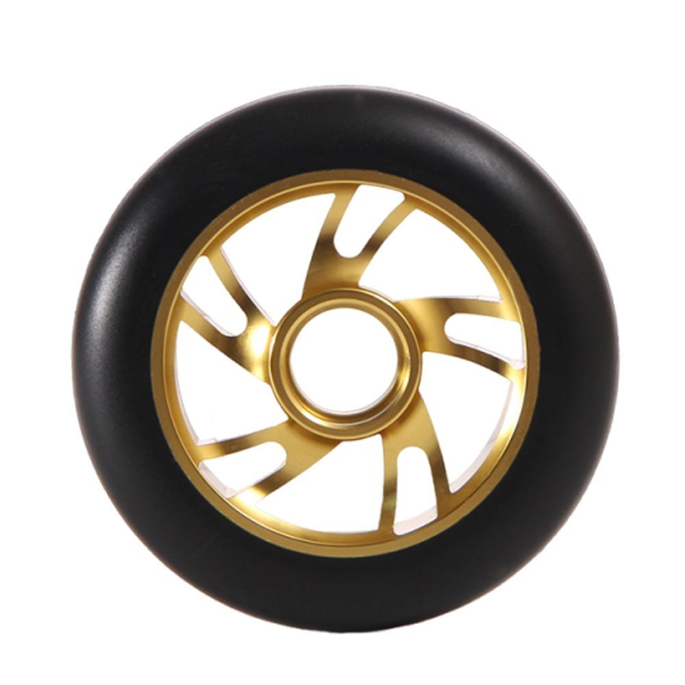 Silent 100/110mm Scooter Wheels Thick Aluminum Alloy Stunt Scooter Wheels With Bearings Stable Roller Wheels Parts Adults Kids