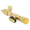 Dual Size Ports Valve Core Remover Valve Removal Tool Kit  For R410A Refrigerant System