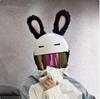 Winter Ski Helmet Decoration With Bunny Ears For Snowboarding Electric Bike Motorcycle Equestrian Headgear Unique Helmet Accessory