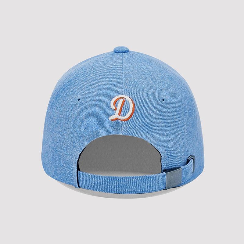 Deulinikkeu Lettering Ball Cap - Washed Blue