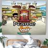 Personalized The Loud House Background Tapestry,Custom Name Birthday Party,Multifunctional Wall Decoration for Home Decor,Various Occasions