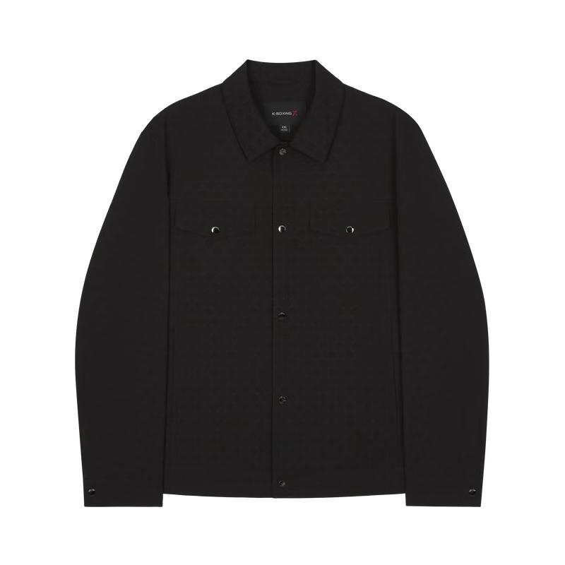 

K-Boxing Men s Lapel Workwear Casual Jacket NKDN1316 3XL