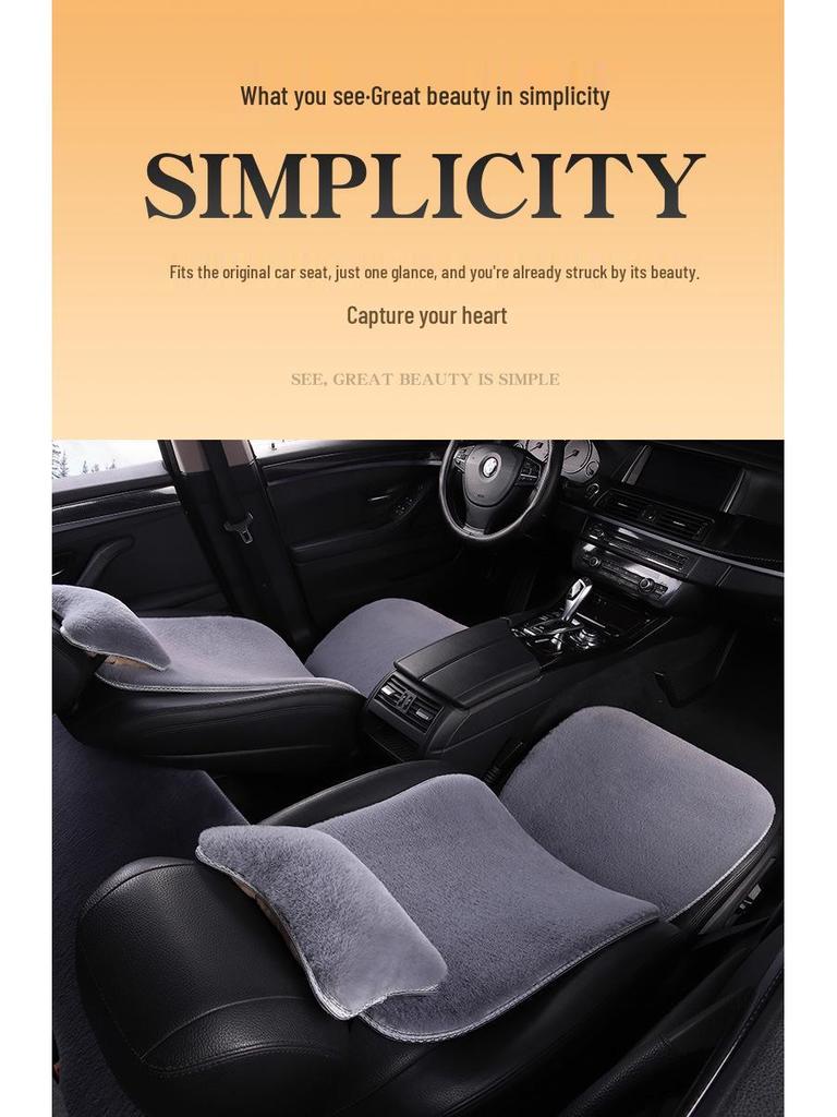 Volkswagen Jetta VA3/VS5/VS7 Plush Velvet Winter Car Seat Cushion