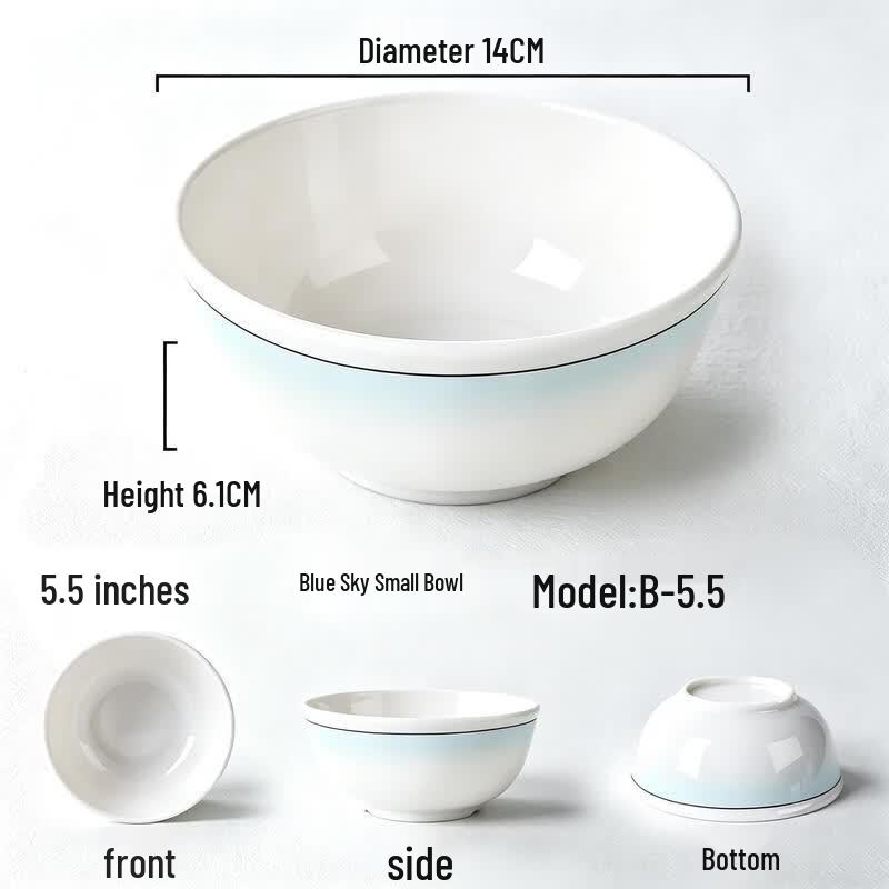 Прочная melamine A5, 5,5-дюймовая сервировочная миска