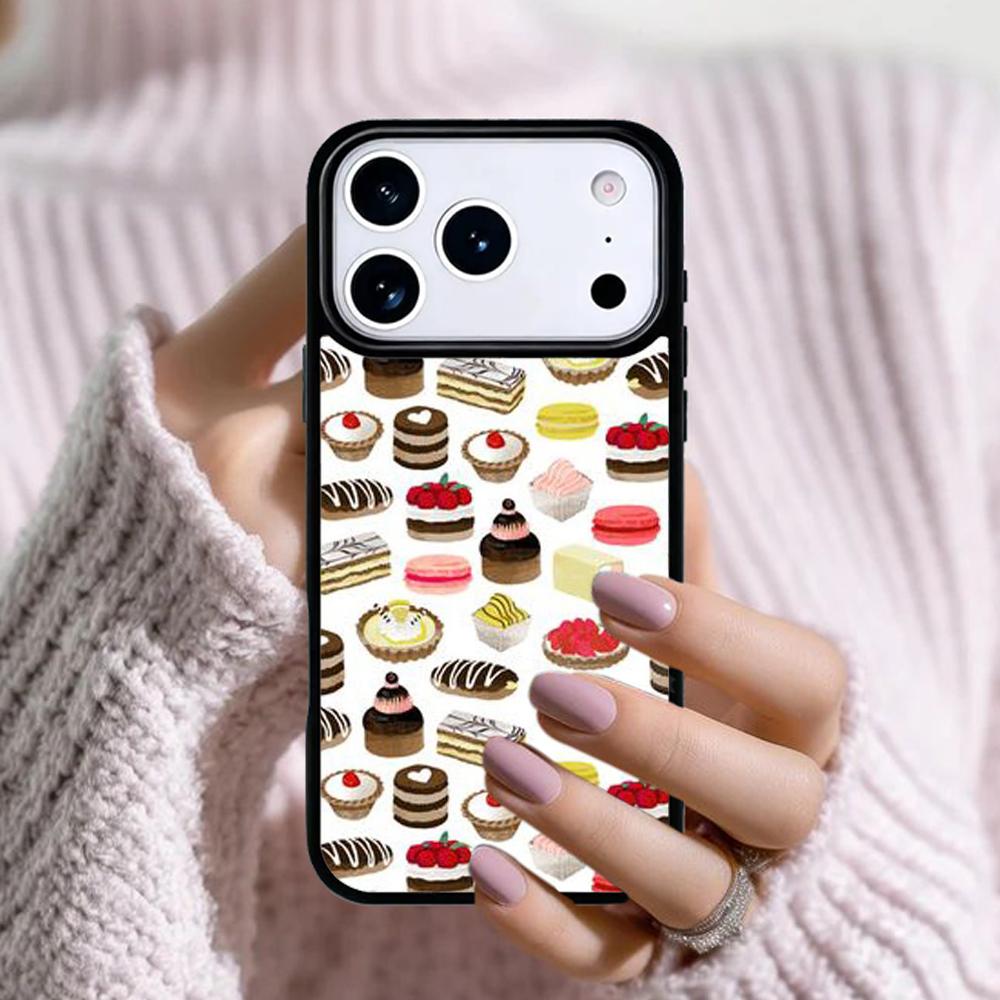 Chocolate Cakes Eclairs Sweet Phone Case For Apple iPhone 17 Air 16E 15 14 Plus 13 12 11 Pro Max Mini Funda Cover
