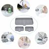 Silicone Self Draining Sink Tray Soap Sponge Holder Kitchen Organizer Bathroom Caddy for Dish Soap Dispenser Counter Storage