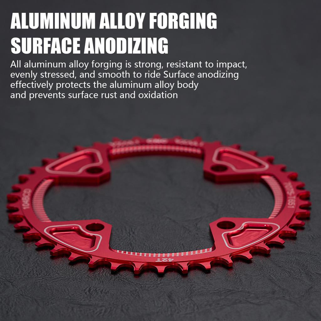 Bicycles 104BCD Crank Chainring Bicycles Crank Narrow and Wide Chainring Wheel Narrow Wide Bike Single Chainring