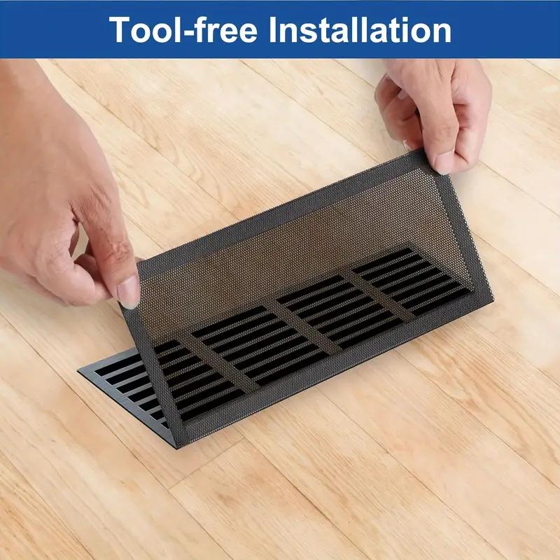 Magnetic Ventilation Mesh Cover Ventilation and Heat Dissipation Magnetic PVC Dustproof Net Can Be Removed, Cleaned and Reused