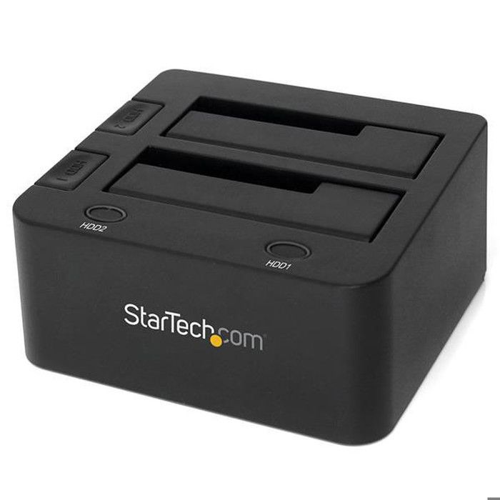 Station d'accueil - STARTECH - SDOCK2U33 - USB 3.0 - 2 disques durs SATA III - Noir