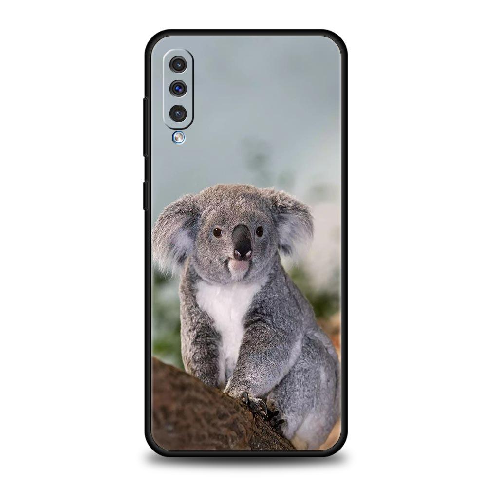 Phone Case For Samsung A56 A36 A26 A54 A52 A24 A14 A50 A70 A30 A40 A20E A06 A12 A22 A34 A42 A32 5G A04s A16 Cover Koala