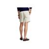 Polo Ralph Lauren SS23 Solid Color Elastic Waist Straight Leg Casual Shorts Men Shorts Off-White 710644995-002