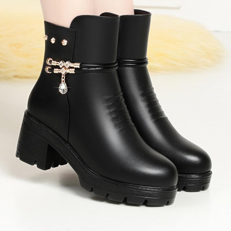 Women Boots Winter Thick Wool Snow Boot Women's Winter Shoes