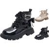 Children's Boots, Single Boots, British Side Zipper, Soft Soled Leather Shoes, Short Boots