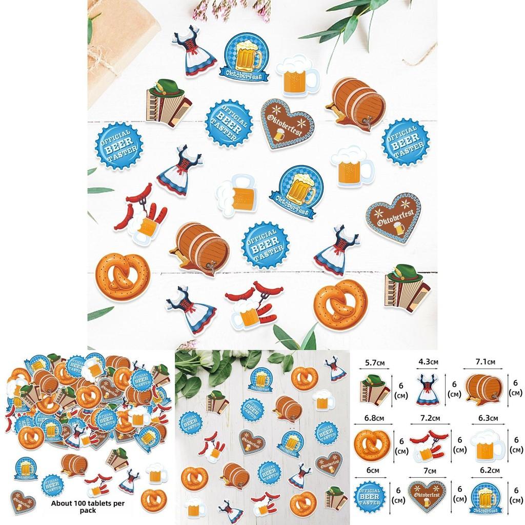 Munich Beer Festival Party Confetti With Paper Decor For Oktoberfest Celebrations