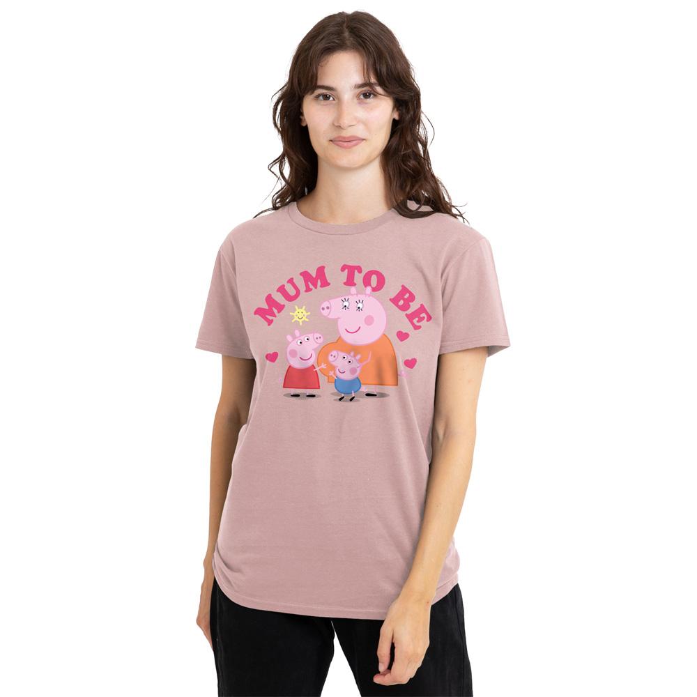 Peppa Pig Unisex Adult Mum To Be Mummy Pig T-Shirt