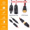 XT60 Female Head Photovoltaic Chain Wiring Solar Panels Charging Cable 6 Meters 12AWG  For Car Chargers Solar Generators PCV 6M