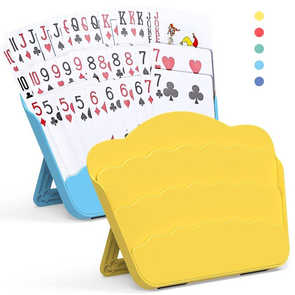 ABS Playing Cards Holders Expandable Expandable Card Holder Card Holder  Family Card Game Nights