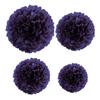 7.8inch Purple Pom Pom Paper For Birthday Party Flower Balls Paper Hanging