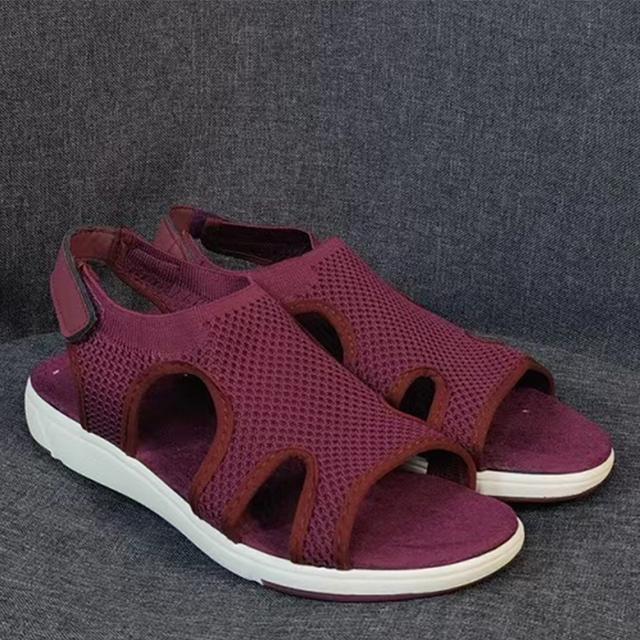 Damsandaler Andningsbara Mesh Sommarskor För Kvinnor Flats Damsandaler Mjuka Ortopediska Damskor Chaussure Femme