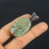 Prehnite Jewelry, 999 Copper Wire Wrapped Pendant Handmade Gemstone Jewelry, Gifts For Wife Brand New Pendant