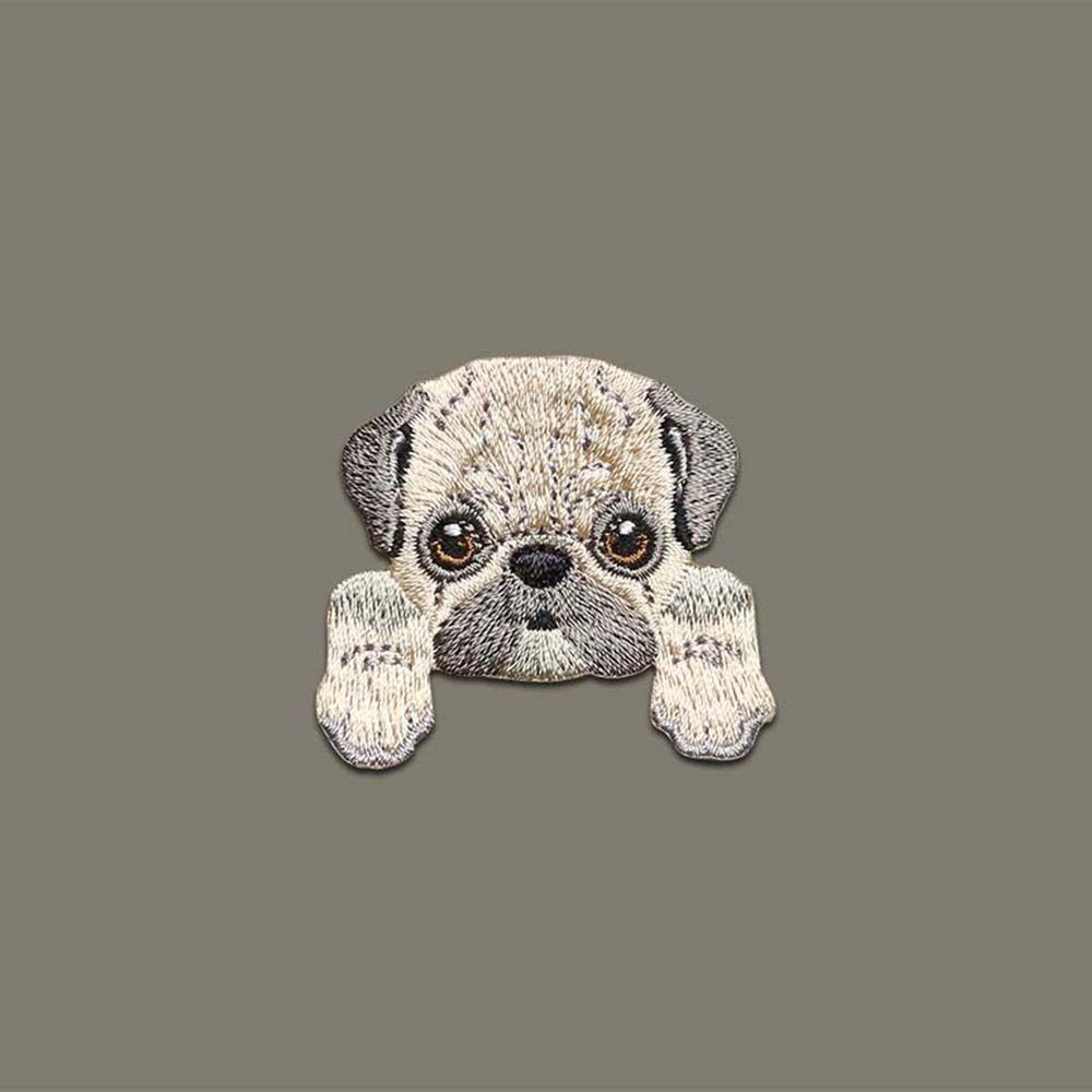 Cute Small Dog Iron On Backpack Decoration Applique Clothing Patches Patch