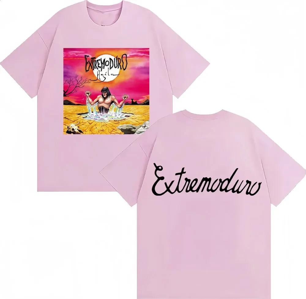 Rock Music Band Extremoduro Agila Album Graphic Men Women Fashion Vintage Hip Hop TeesCotton Loose Fans TShirts Streetwear