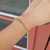 Women's Daily Accessory Sari Chain Line Bold Bracelet