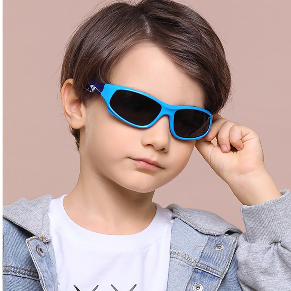 

Fashion New Silicone Children s Sunglasses for Boy s and Gilr s Polarizer Sports Casual Sunglasses Anti-reflective UV 400 Protection
