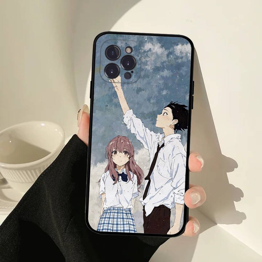 Anime A Silent Voice Phone Case For IPhone 16 15 14 13 12 11 17 Pro Max Simplicity Back TPU Soft Case