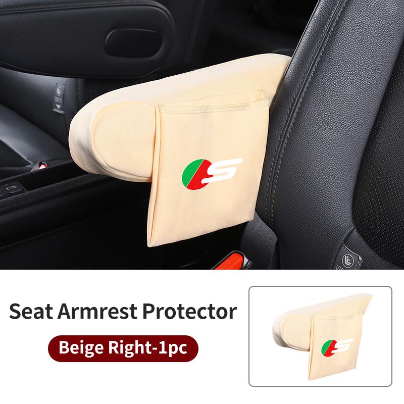

Car Seat Armrest Protector Cover Elbow Support Storage Pad Accessories For Jaguar XF XJ XFR XKR X-Type F-Pace I-Pace S-Type F