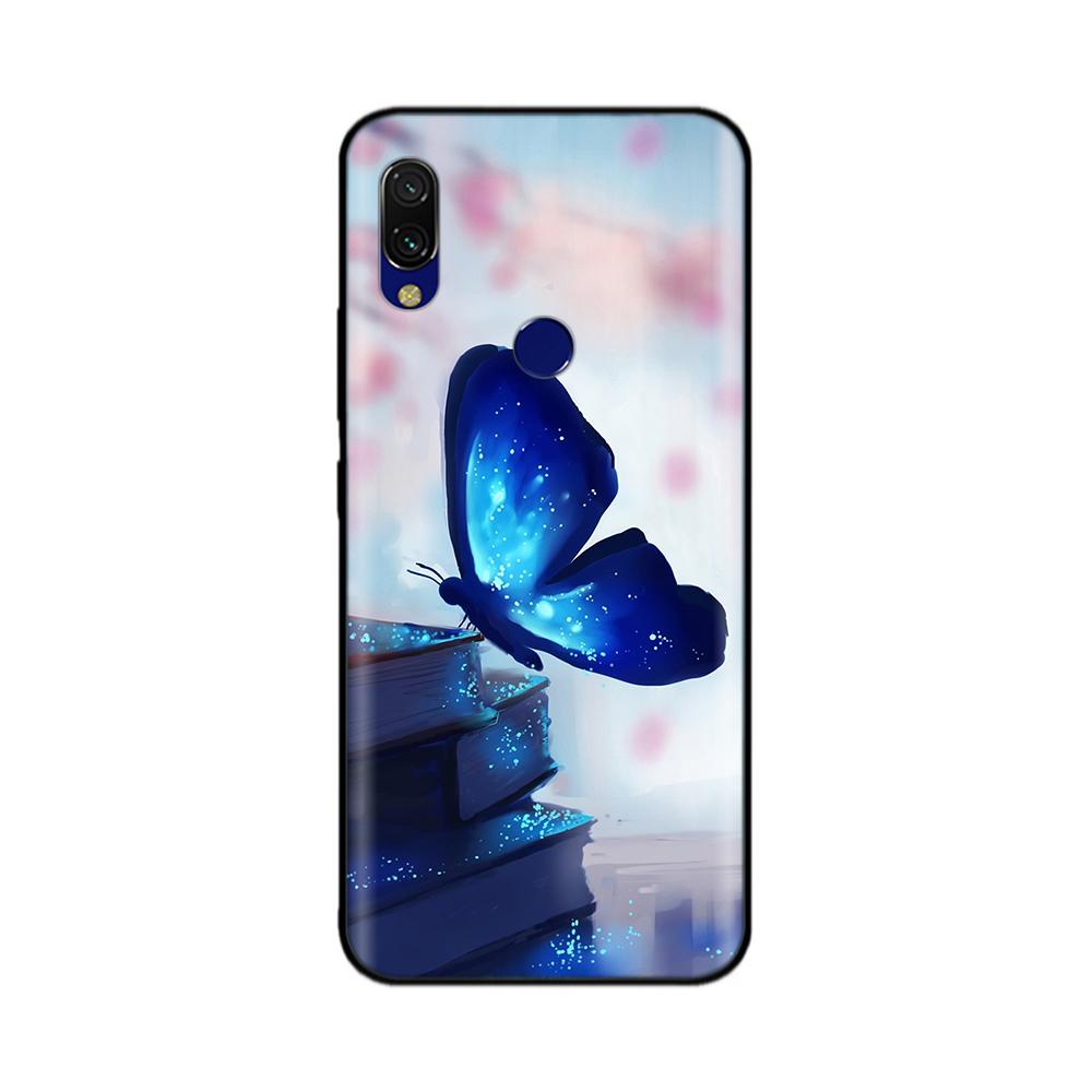 For Xiaomi Redmi 7 Case Redmi7 Black Silicon Bumper Soft Tpu Phone Case Cover For Xiaomi Redmi Note 7 Pro Note7 Case Funda Coque