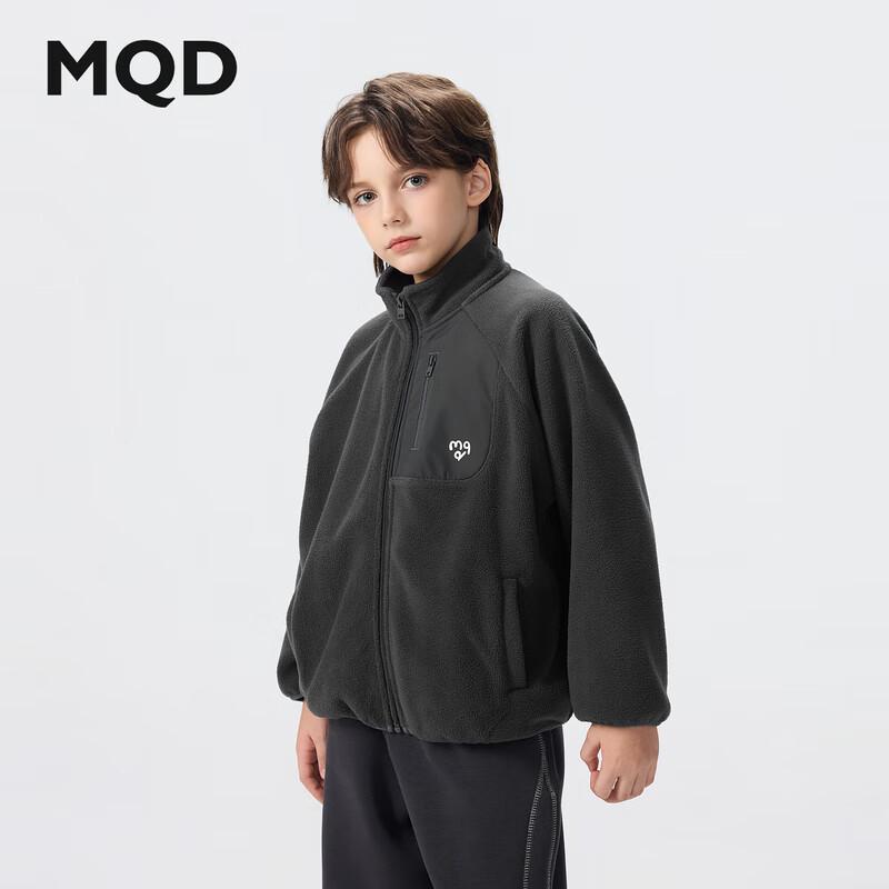 Boys' Fleece Stand-Collar Outdoor Jacket