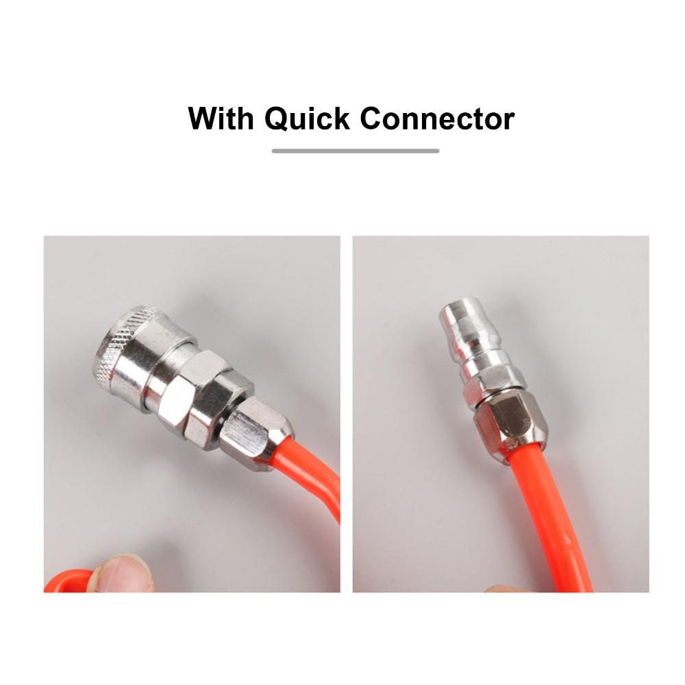 Male Female Quick Connector EVA Pneumatic Hose EVA High-Pressure Replacement Tube  Auto Repair