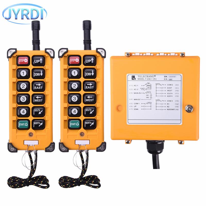 F23-BB 10 buttons 315MHZ Industrial Wireless Radio Crane Remote Control switches Hoist overhead bridge Crane lift control