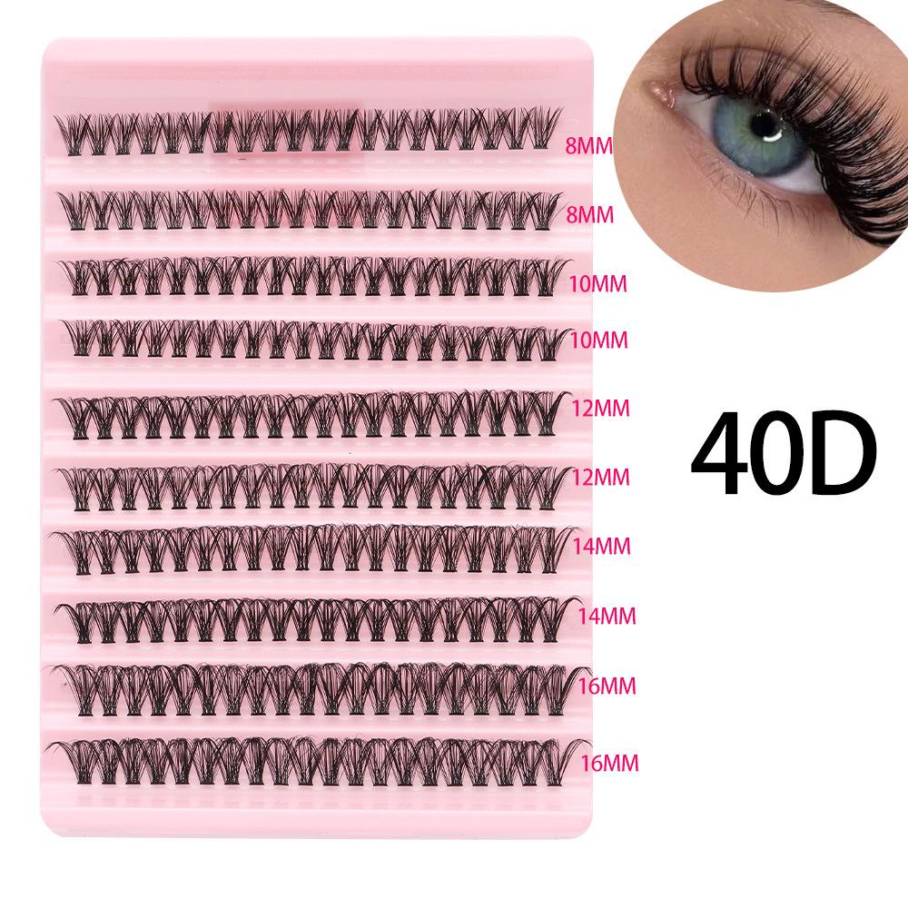 Diy Natural Curl Grafting Thick False Eyelashes Extension