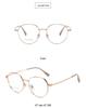 2023 Summer Ultra-Light Round Titanium Glasses with Thick Wide Rim for Myopia & Blue Light Protection - Style 2402