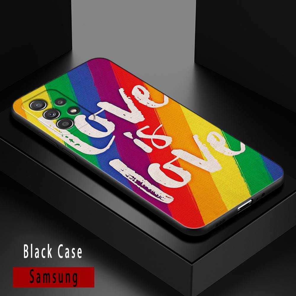 Gay Pride Flag Lesbians LGBT Rainbow Cases For Samsung Galaxy A52 Funda A54 A13 A52s A53 A72 A73 A33 A23 A32 A51 A71 Soft Covers