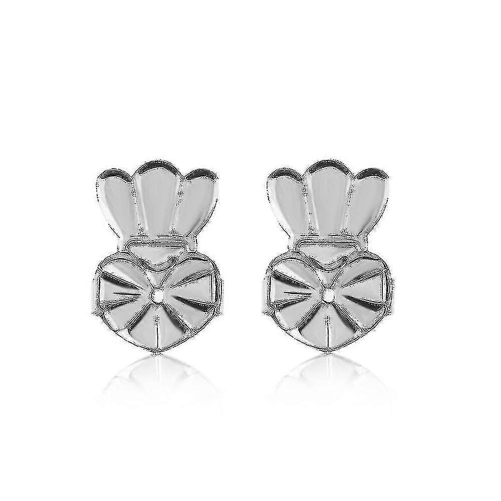 Earring Lifters,hypoallergenic Earring Backs For Droopy Ears,adjustable Crown (3 Pairs, Gold, Silver, Rose Gold)