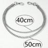 1pc Men's Fashion Punk Style Minimalist Stainless Steel Pant Chain Accessory for Daily Wear