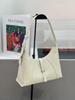 2025 Korean Style Genuine Leather Underarm Bag - Women's Versatile Fashionable Crescent Baguette Handbag