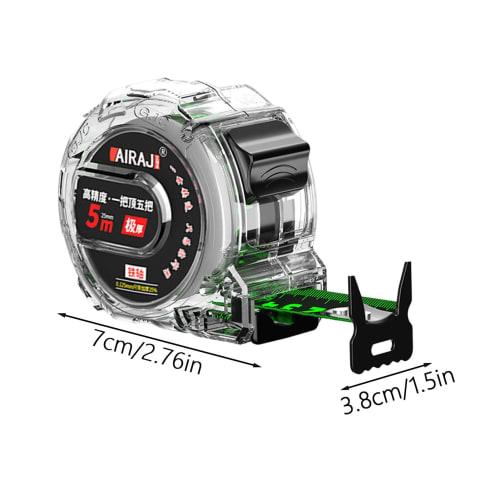 Luminous Tape Measure, 5m/7.5m/10m Double-Sided Luminous Measuring Tape, Fluorescent Steel Tape Measure, High Precision Convex, Stainless Steel, Wear-