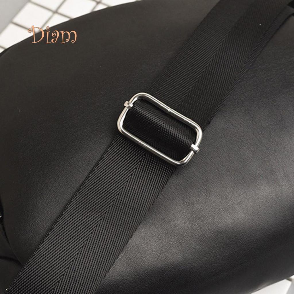 GQ Fashion kvinner Ensfarget kunstskinn Glidelås Liten Crossbody Skulder Shell Bag